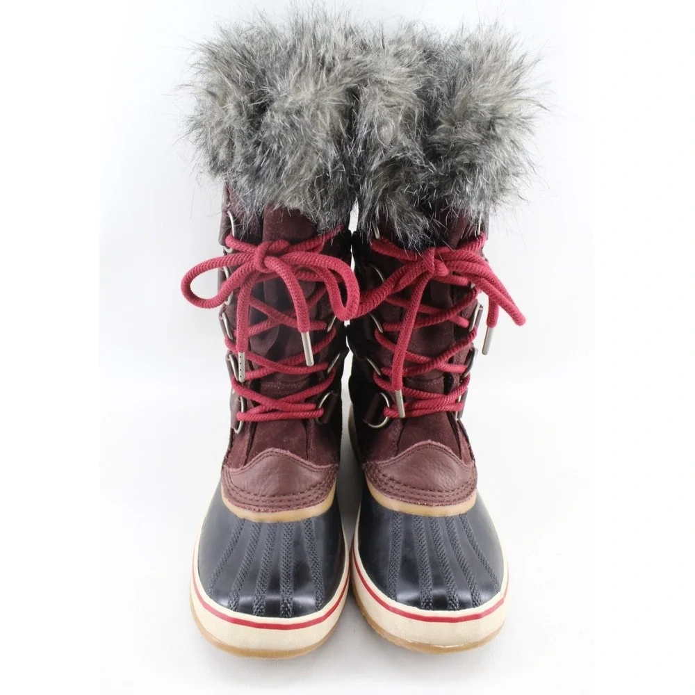 Sorel Joan of Arctic Redwood Leather Waterproof Boots Women's SZ 7 US NL2429-628 - Picture 3 of 8